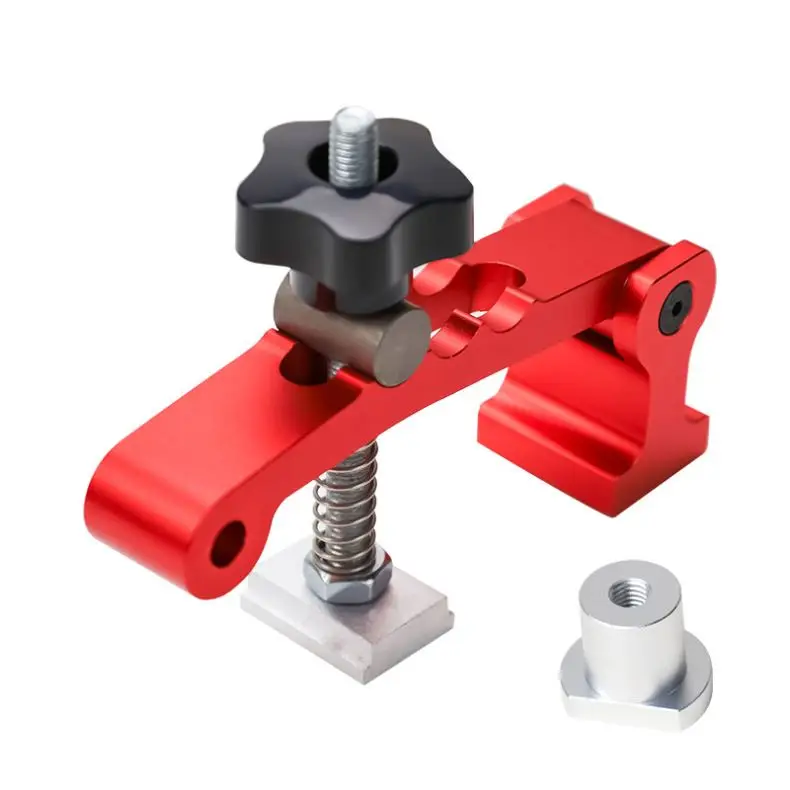TEBAK W-26 T-Track Clamping Blocks Woodworking Benches Tools Steel Alloy Materials 20MM Hole Aluminum Wood Desktop Hold Clamp