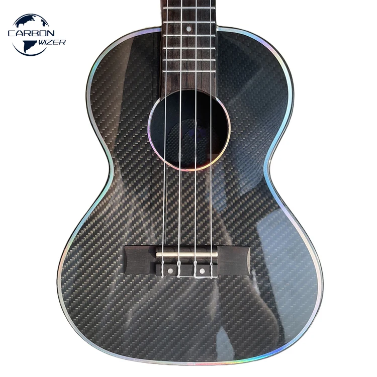 Luxury Gift Carbon Fibre Cacha Ukulele Real Dry Carbon Fiber Soprano