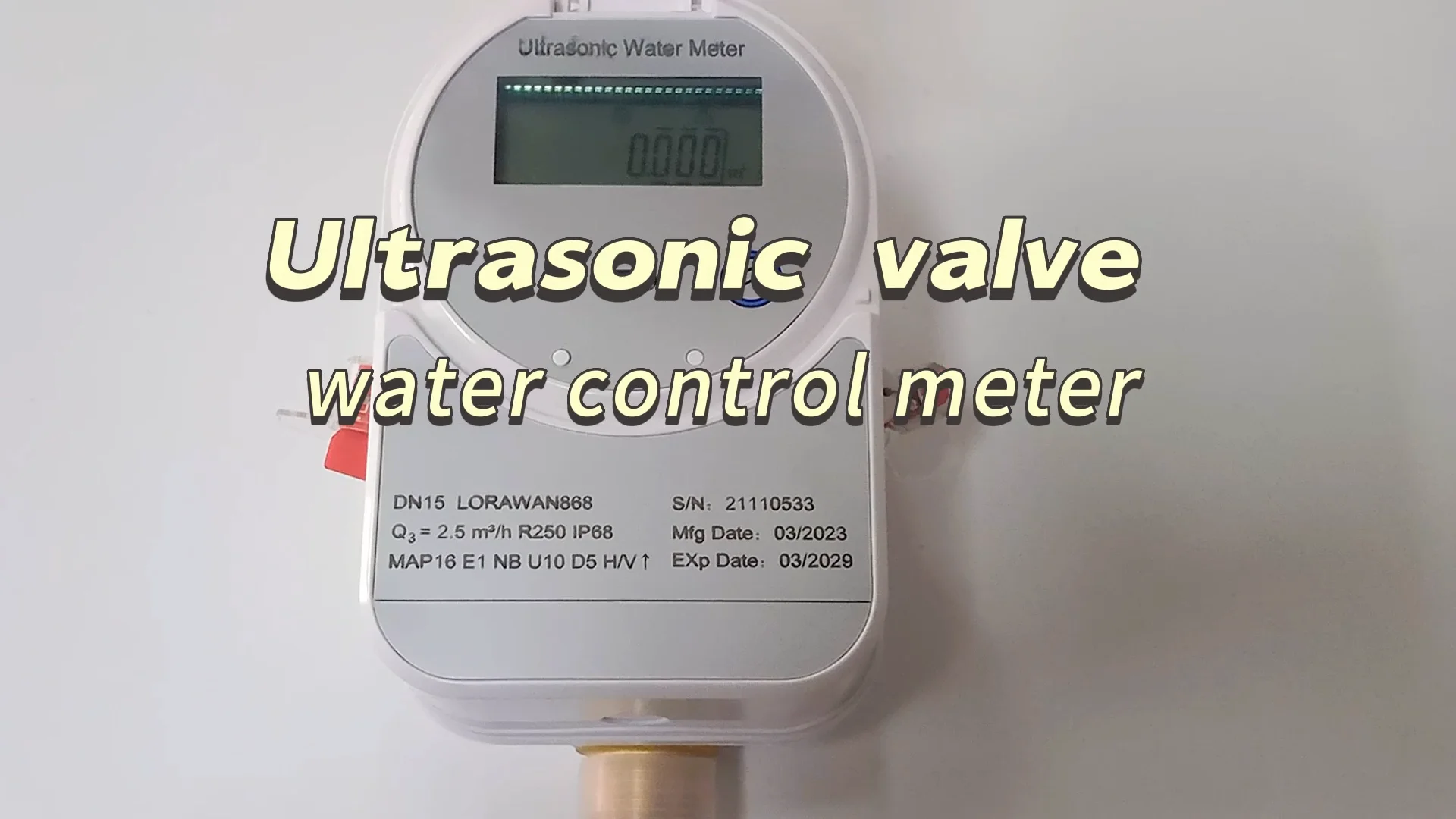 Xinhaitai Dn15mm Smart Ultrasonic Water Meter With Valve Rs485 Lorawan ...