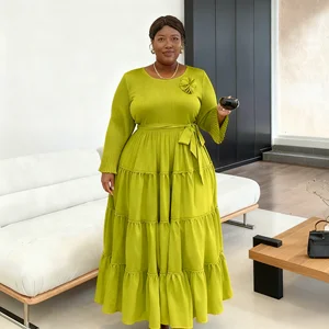 The Oversized Pleated Dress From Africa Is Suitable for Long and Elegant Dresses