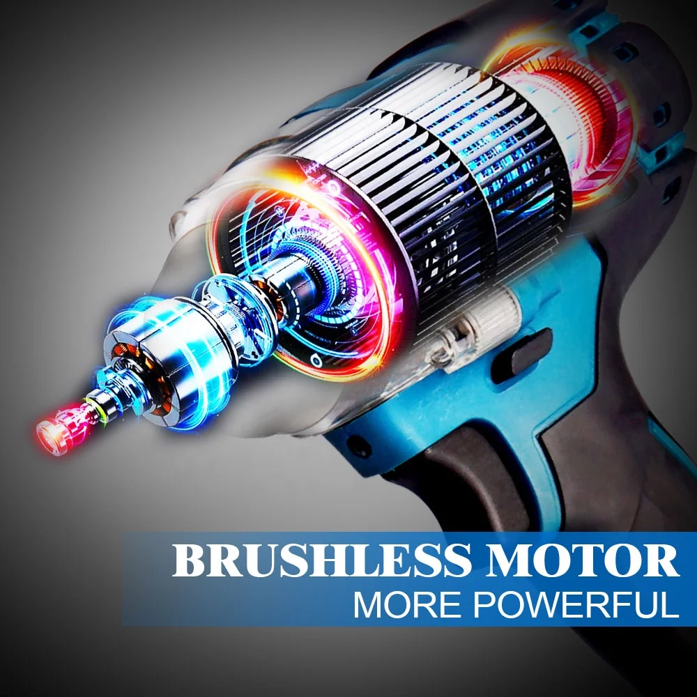 卸売充電式18Vブラシレス電動レンチインパクトドライバー