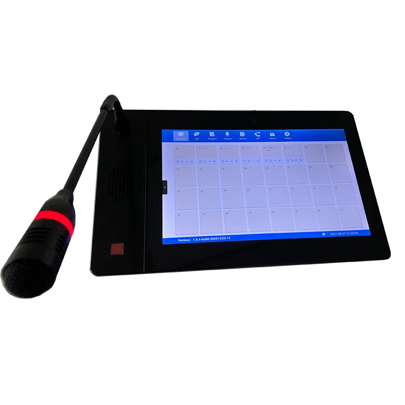IP/SIP/4G/WIFI Audio Video Intercom System with Microphone