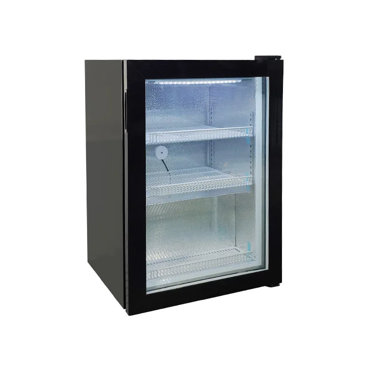 Single Door Vertical Freezer Cooler Fridge 98l Showcase Chiller
