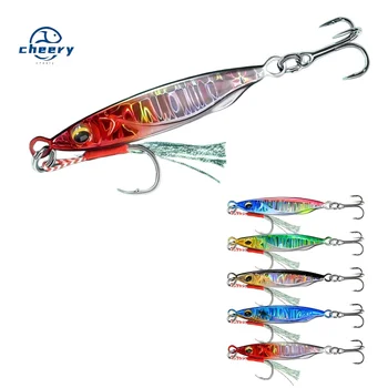 CHEERY Colorful 7g 10g 15g 20g 25g New Design Hard Sinking Sea Bass Fishing Lures Bodies Metal Lure Jig Slow Jig Lures – Metal Jig – view 2