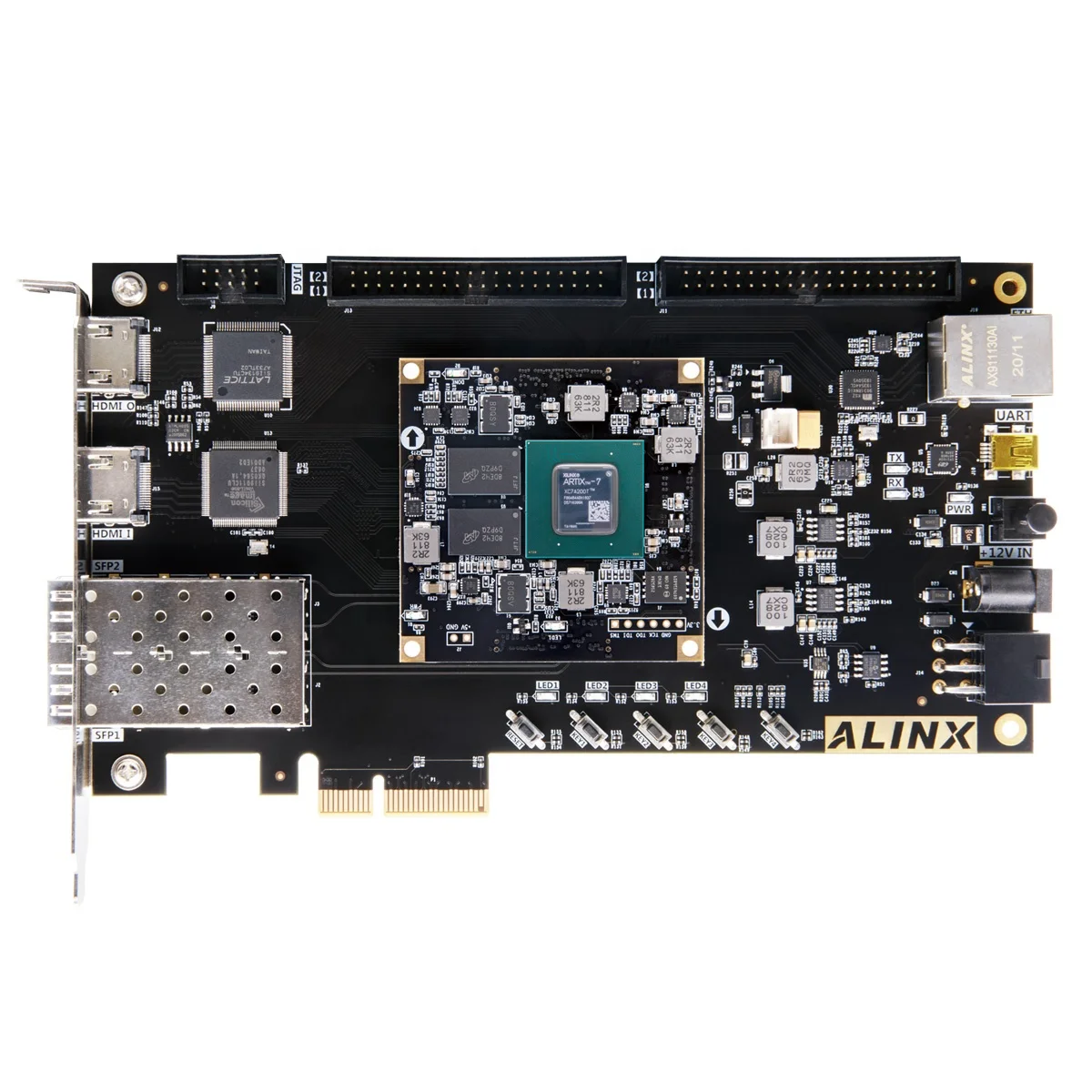 Alinx Ax7a200: Xilinx Artix-7 Xc7a200t Fpga开发板a7 Soms Xc7a 200t Sfp ...