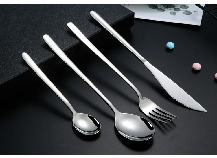 Wholesale Custom Metal Silverware Flatware Bulk Fork Knife And Spoon