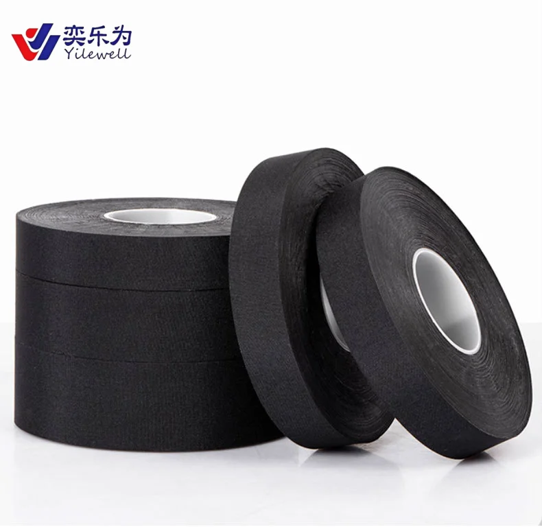 High-Temperature Flame-Retardant Automotive Flannel Single Sided PU Adhesive 10m Wiring Harness Tape for Wire Harness Protection