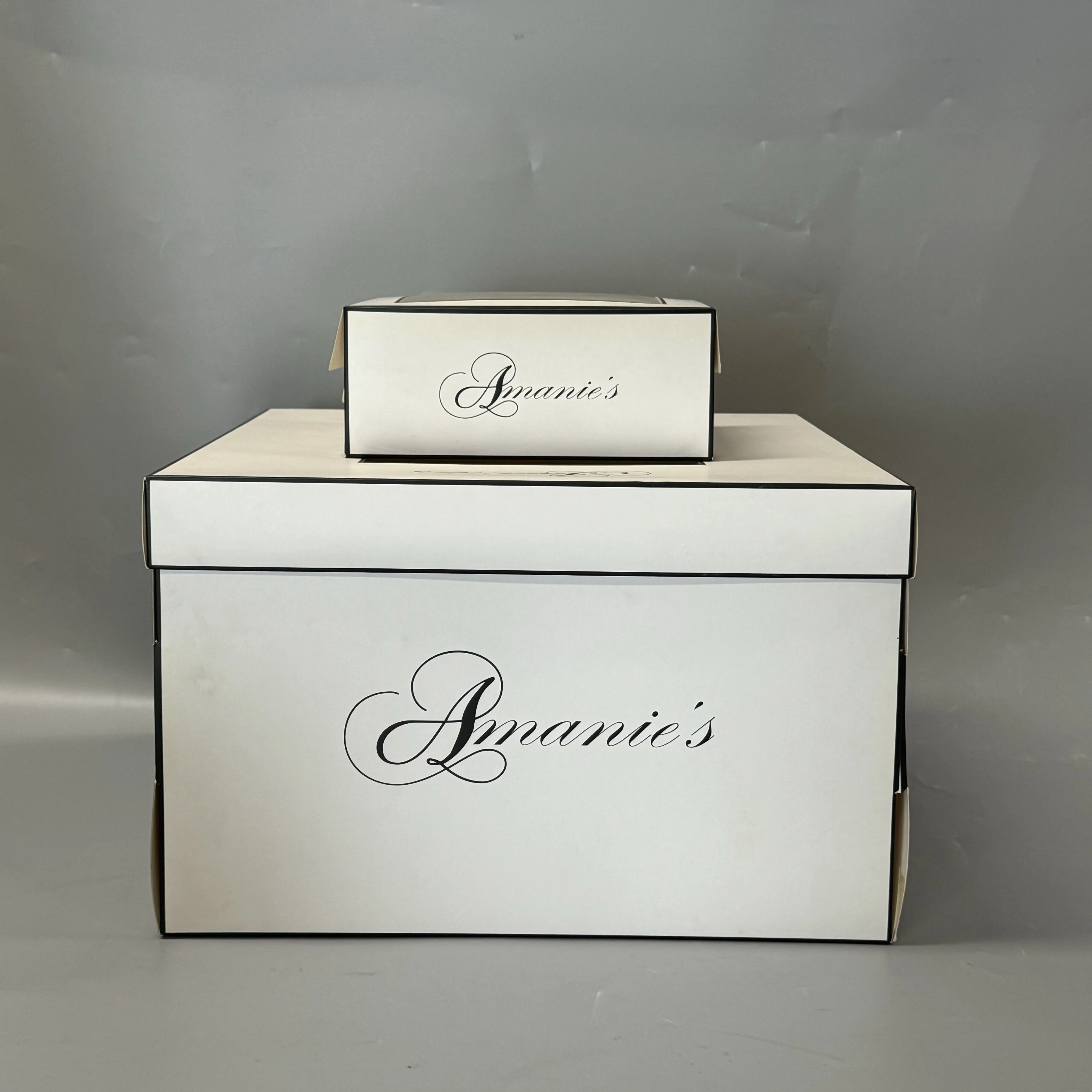 Factory Direct Custom White 15 X 15 X 5 Inch with Window Birthday Wedding Cake Paper Packaging Box
