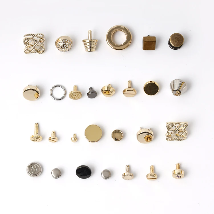 OEM & ODM пользовательские круглые люверсы занавески для одежды заклепки кожаные сумки аксессуары обуви сумок декоративные
