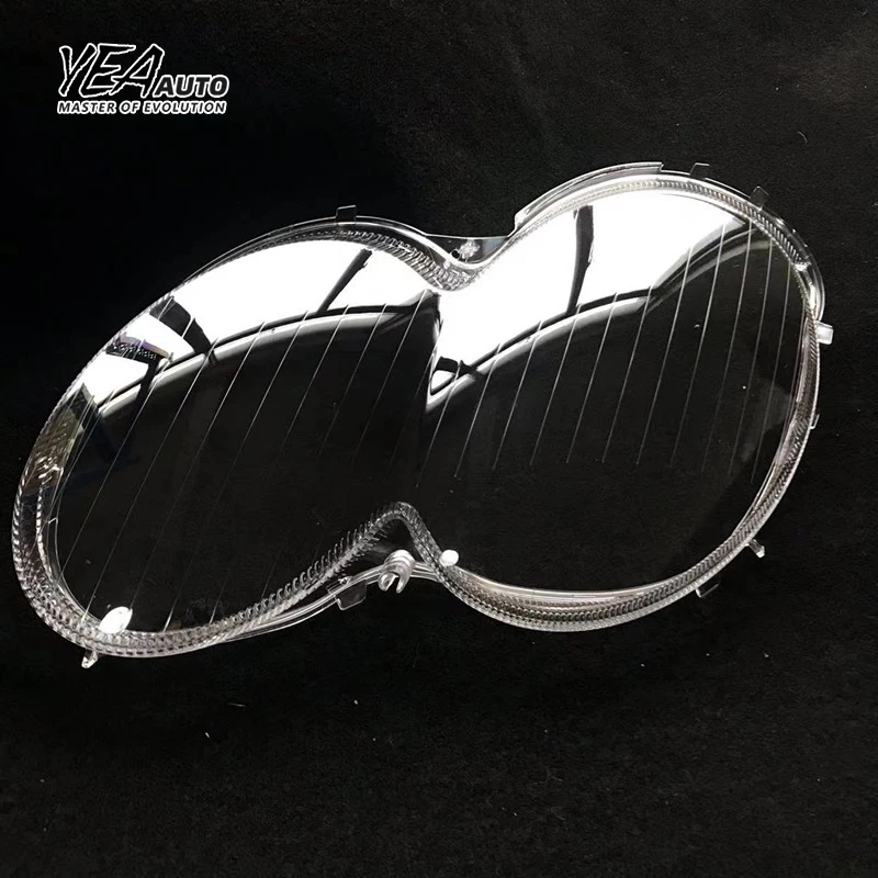 YEA AUTO Car PC headlight glass lampshade cover lens for Mercedes Benz SL class headlamp glass shade lens cover 2004- 2007