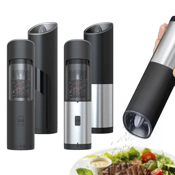 2023 Hot Sale Kitchen 85ML Stainless Steel Electric Pepper Grinder