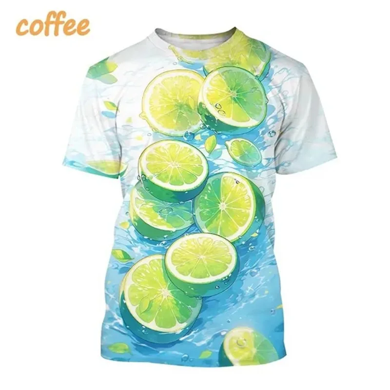 Digital Printing Fruit Pattern 100% Polyester Material 3D