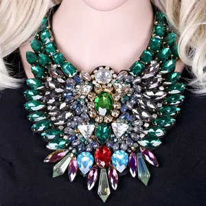 High-Fashion Designer Extravagant Angel Wing Chokers Necklace Luxurious Handcrafted Copper Alloy Zircon for Women's Party