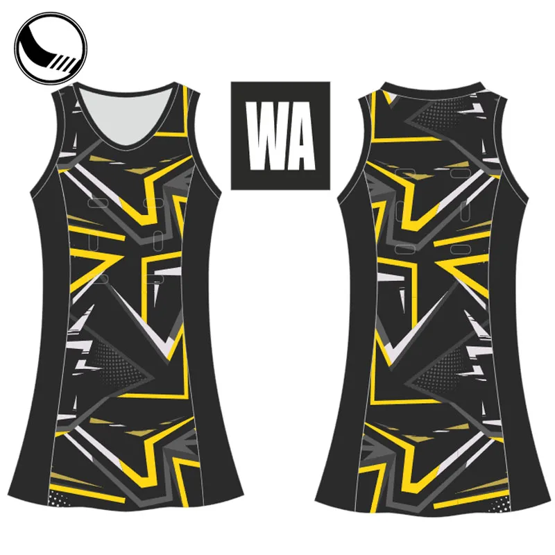 Custom Sublimation Cheap Design Netball Uniforms Online