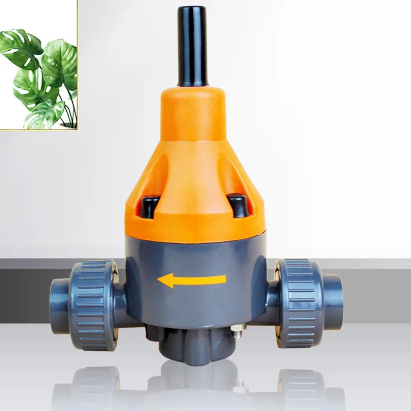 PVC Back Pressure Valve 188015 UPVC Water Reducing Valve Bonding Thread Flange Connection Type Regulator