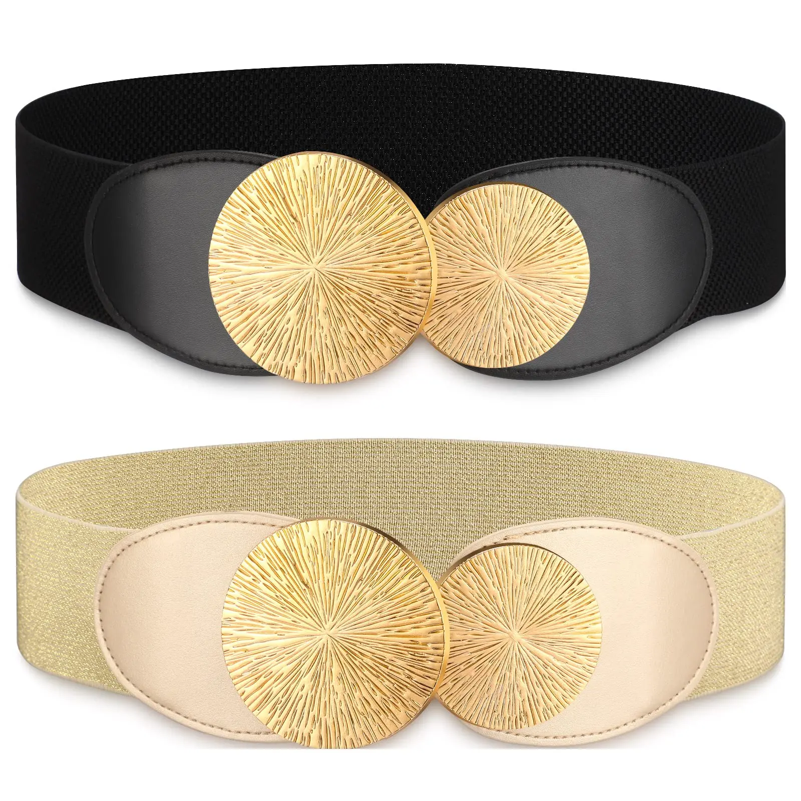 Женские эластичные винтажные ремни с широкими поясами