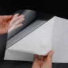 Hoja de pegatinas de papel washi con reverso transparente