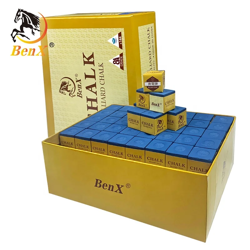 BenX premium бильярдный мел 8A качественная 144 шт./коробка