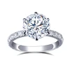 18k+Lab diamond(white/yellow/rose gold color)