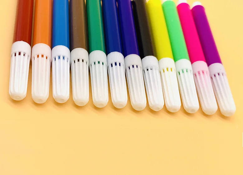 Цветные фломастеры 3/4/5/6 шт.