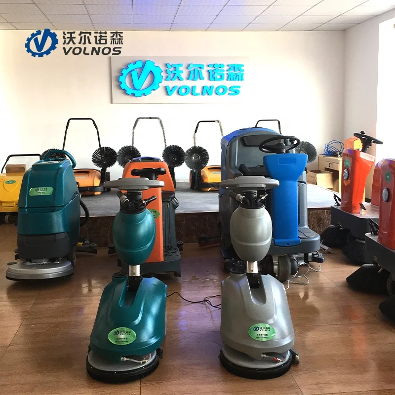Commercial Factory Hand Push Type Industrial Mopping Machine Vol ...