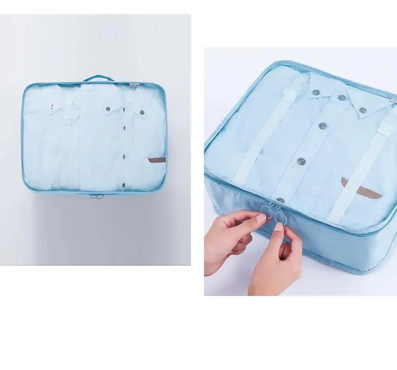 2022 New Foldable Luggage Bag 8 In 1 Secret Laundry Pouch Organizer Set