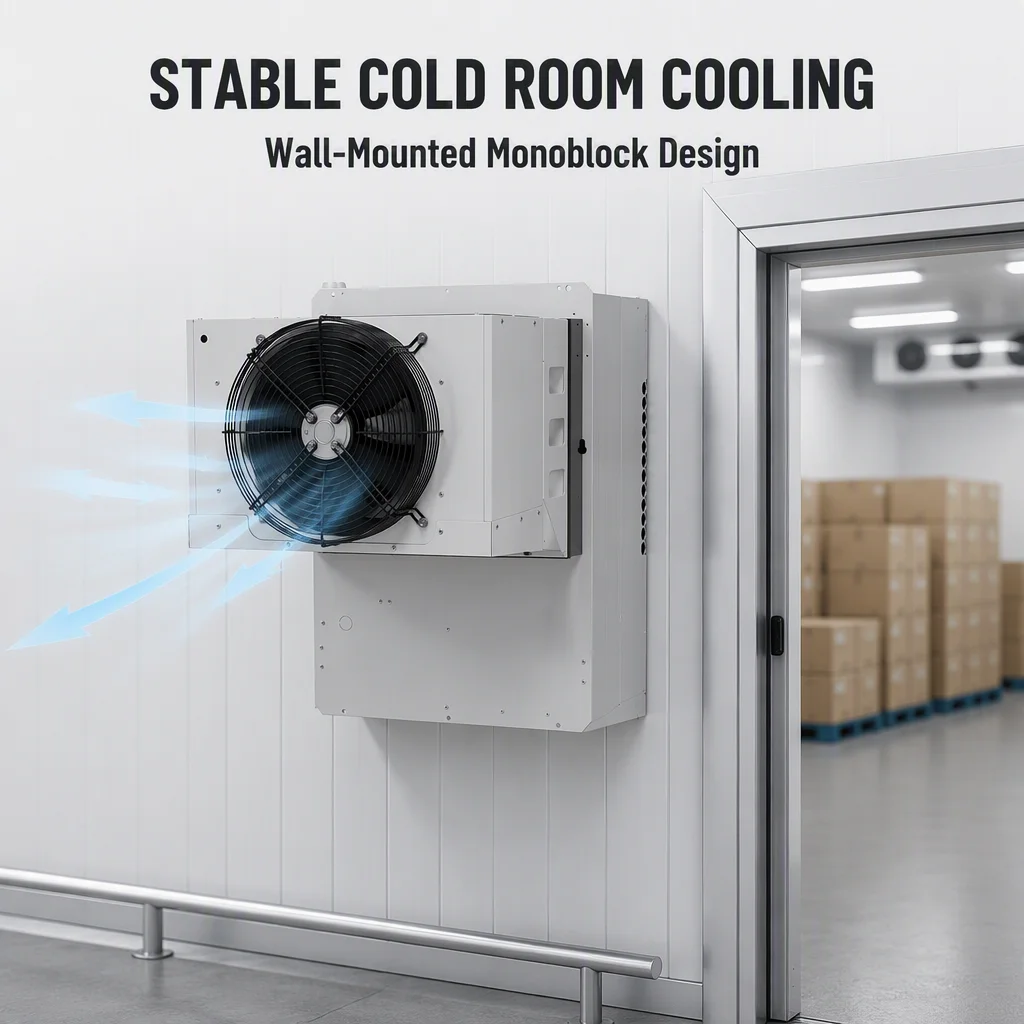 Wall-mounted Cold Storage Unit, TECUMSEH, Monoblock, Copper - detail 2
