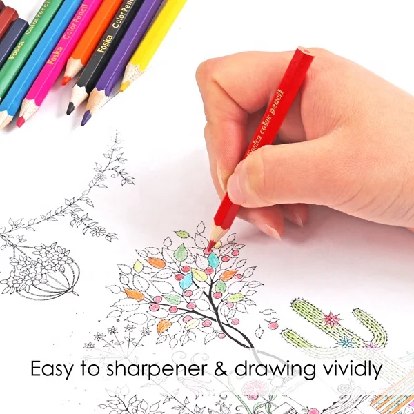 Профессиональный деревянный цветной набор карандашей Foska