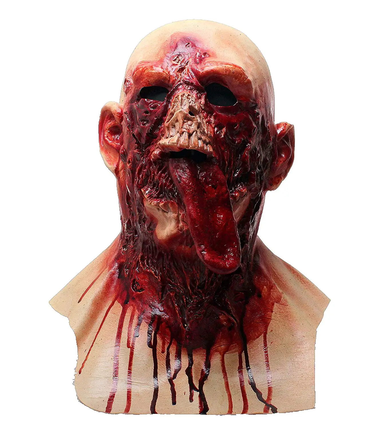 New Halloween Adult Mask Zombie Mask Latex Bloody Scary Alien