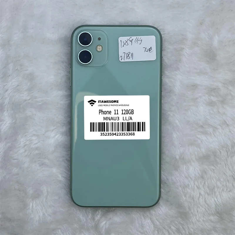 Grade B Wholesale Phone 11 Smartphone Cellular 64GB Storage Used Mobile Phones Unlocked US Version Led Display Used Cell Phone