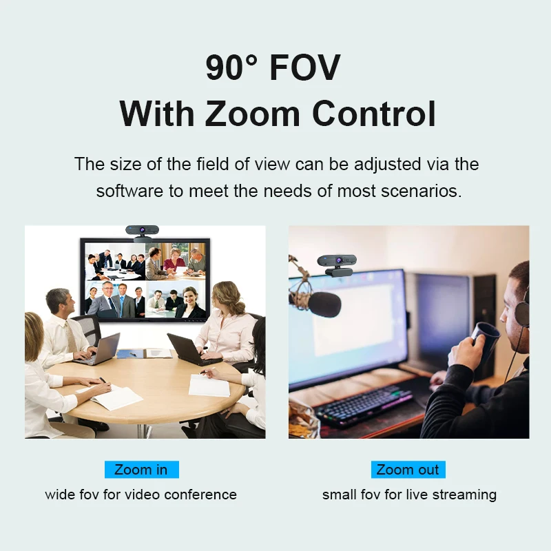 Anywii Android Tv Box Support Webcam Video Call Skype Web Cam Full hd 1080p Rotatable Webcam With Microphone
