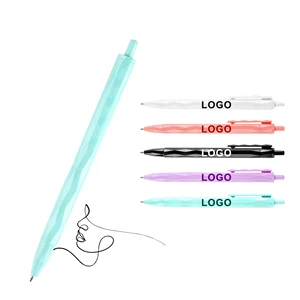 Wholesales Selling New Design Rhomboid Mirror Pressed Plastic Ballpoint Pen with Custom Logo Printed for Office Stationery