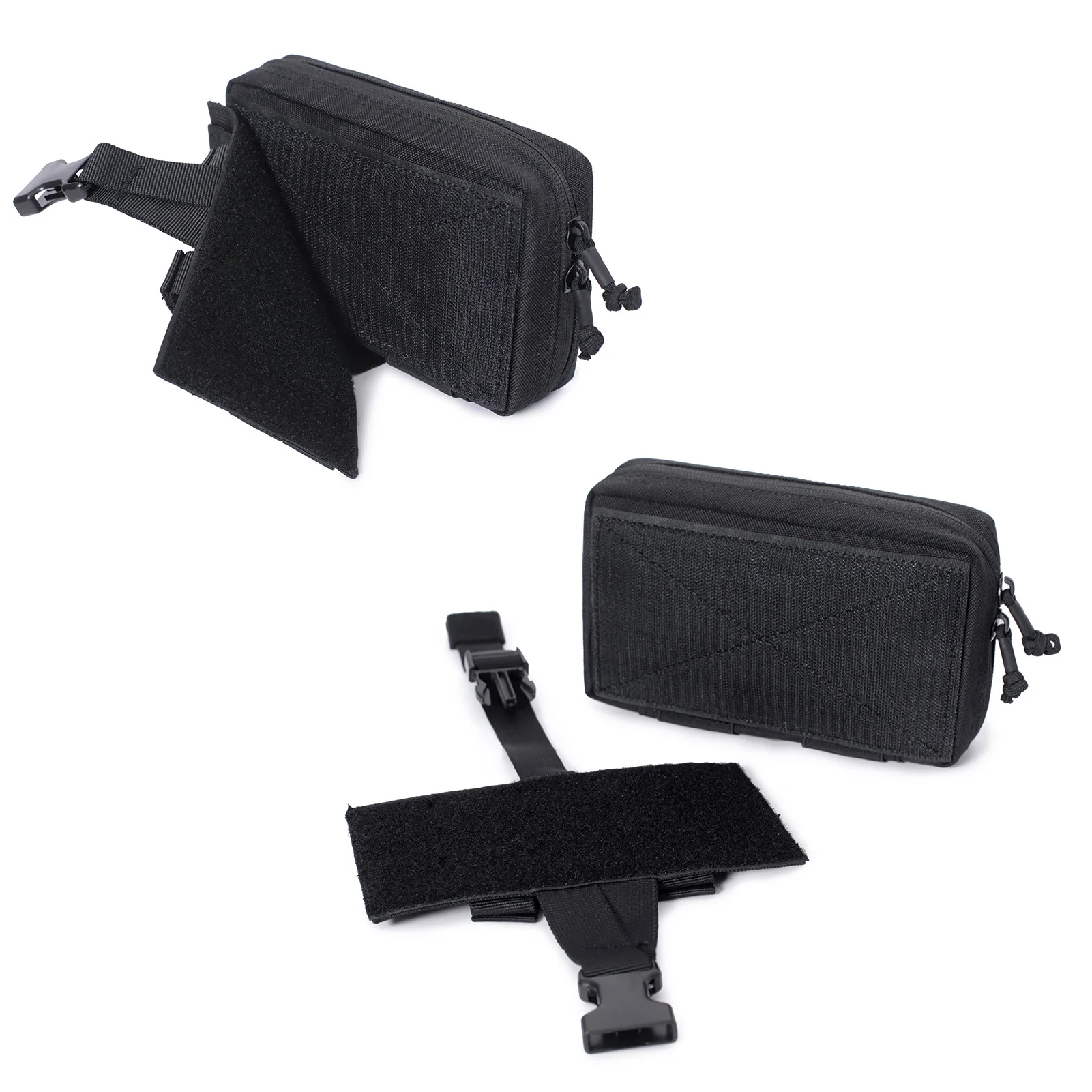 Tactical MOLLE EDC Utility Pouch - Small Nylon Waist Bag For Hunting Gear Tools