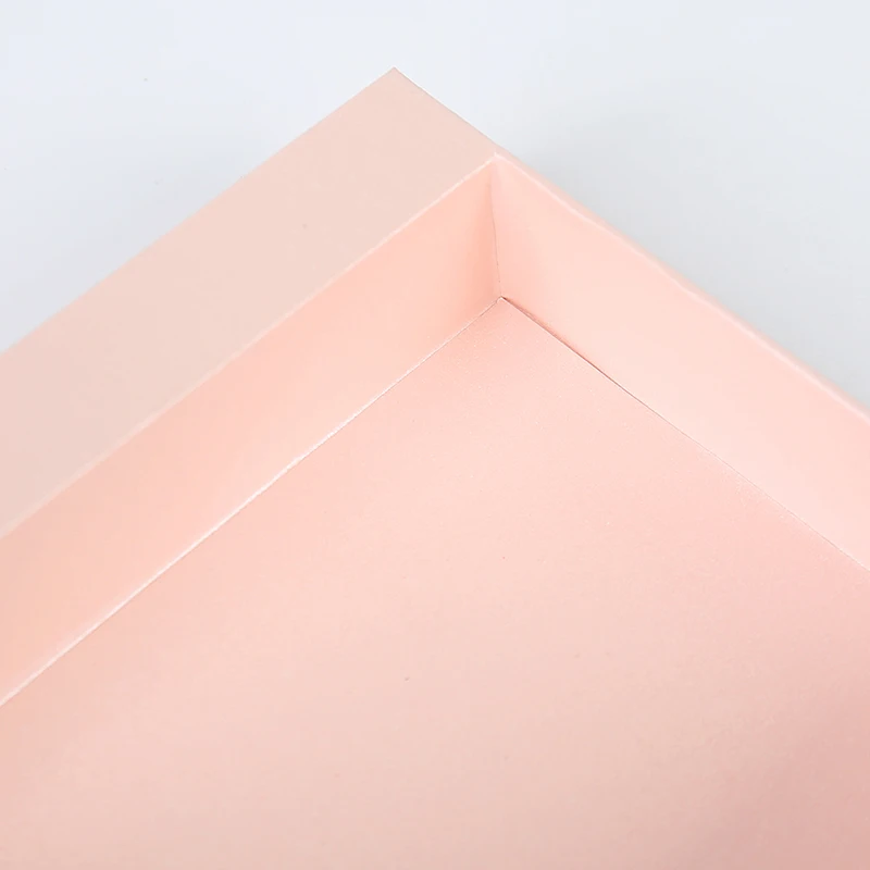 맞춤형 핑크색 서랍식 주얼리 박스, 호일 엠보싱 및 스펀지 안감 처리, 로즈 비누용 골판지 선물 포장 (재활용 소재 사용)
