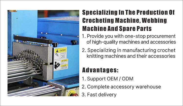 high-end technology manufacturing automatic crochet knitting