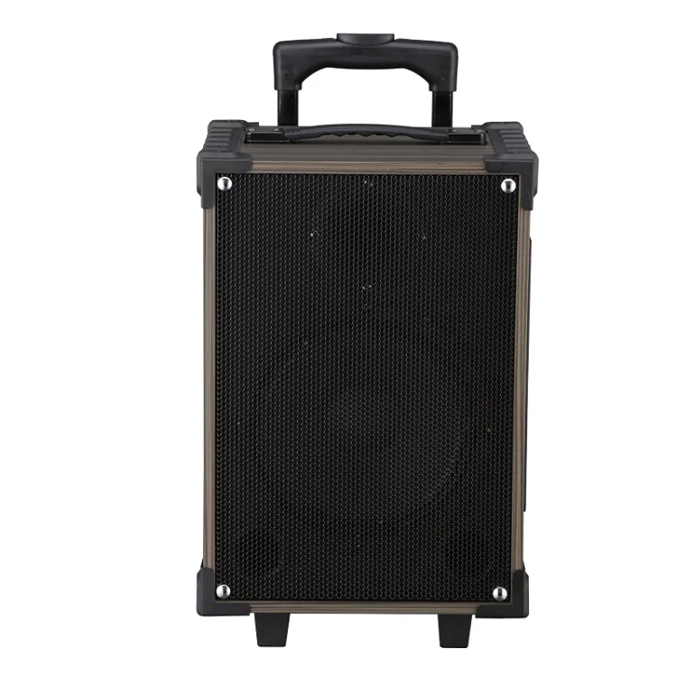 high quality 8 inch trolley speaker wood loudspeaker LT-908 portable speaker with bluettooth wireless