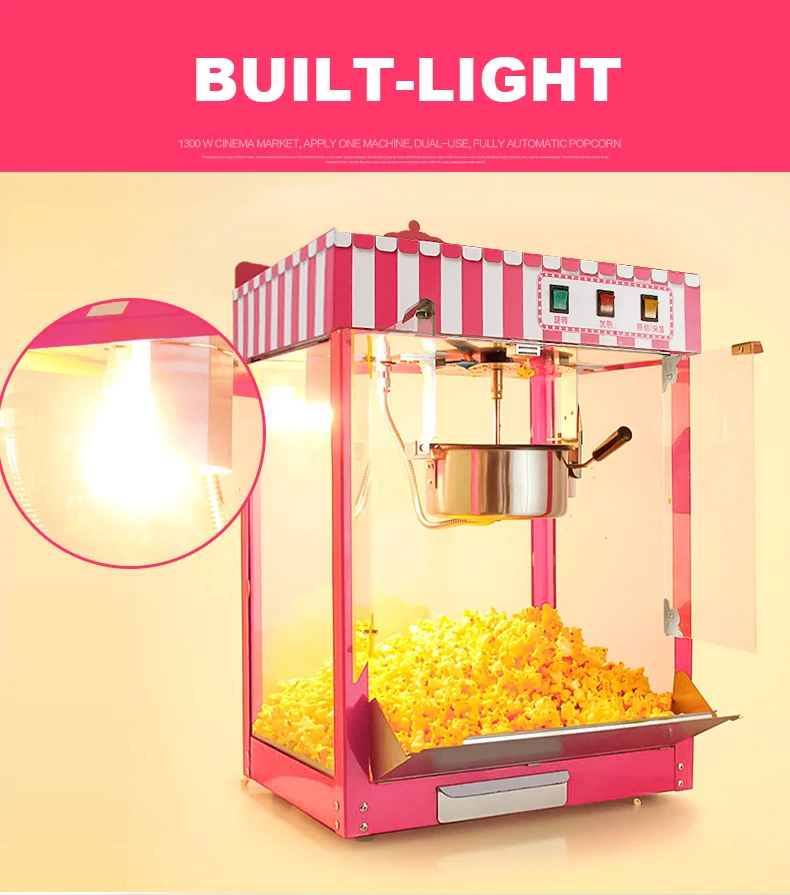 Home Party Injection Electric Auto Popcorn Maker Hot Air Pop Corn Machine  for Home Use - China Popcorn Maker Machine and Popcorn Maker price