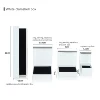 White jewelry box set