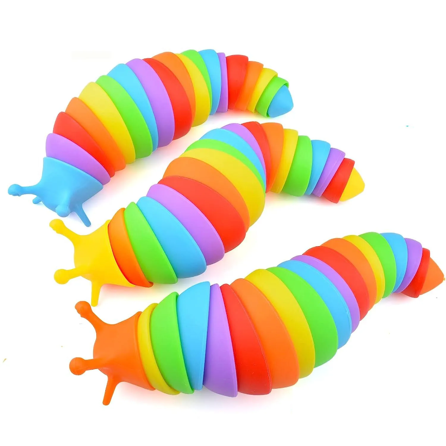 Tiktok Plastic 3d Slug Fidget Toy Sensory Stress Relief Toys Slugs ...