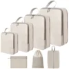 Creamy beige 7 piece set