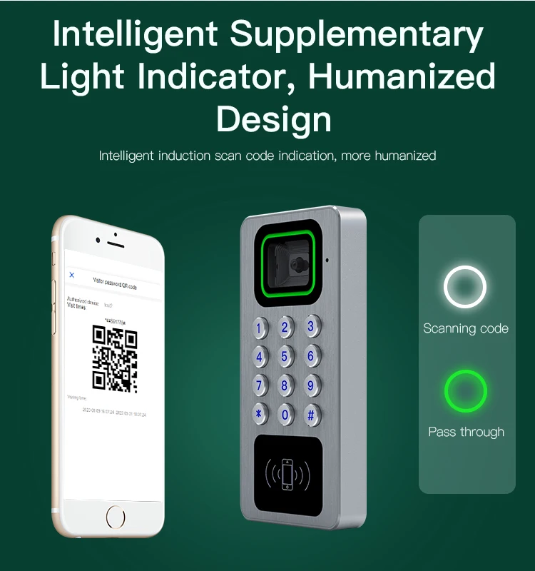 Thinmoo Smart QR Code Scanner - Waterproof & Remote Control