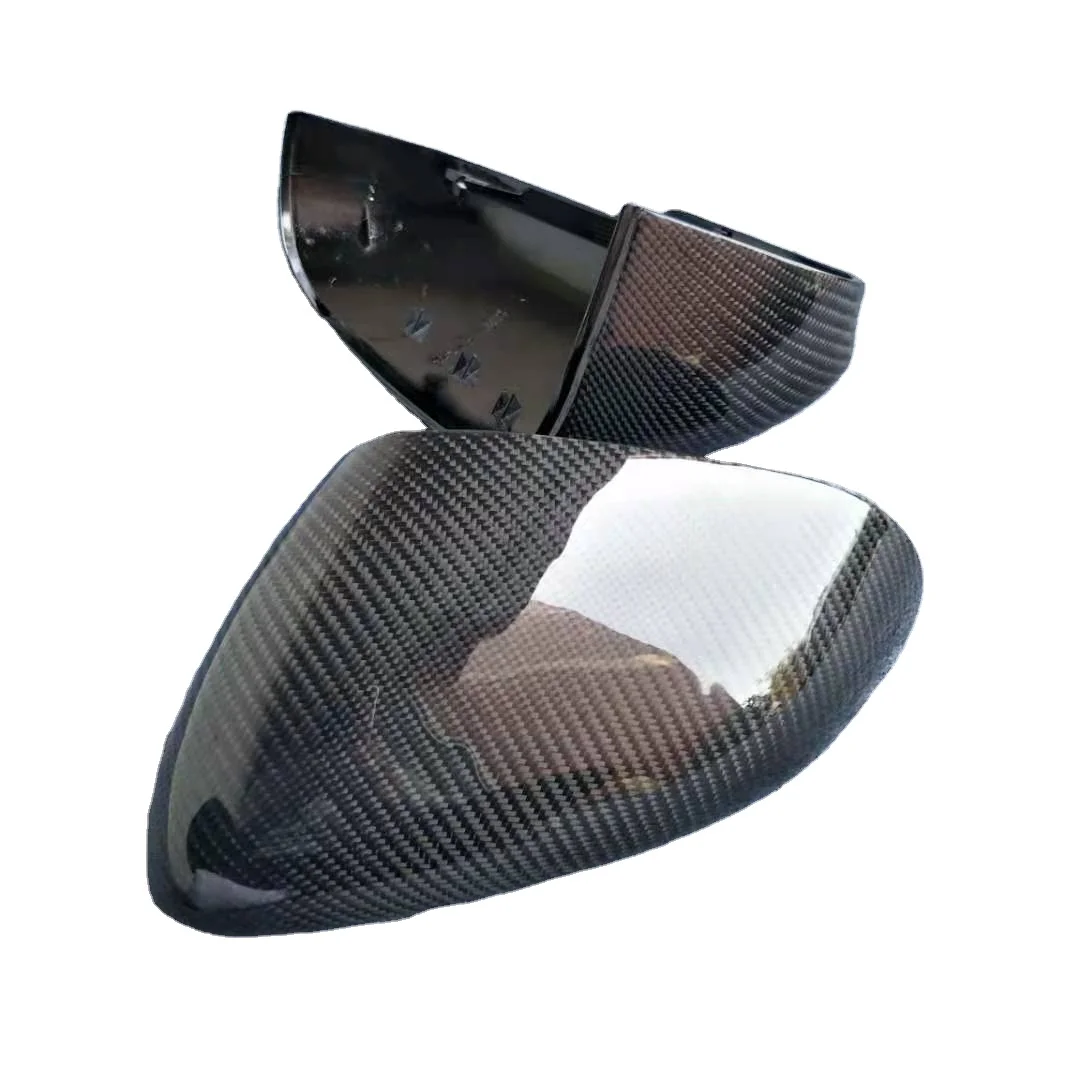 Replaced Carbon Fiber Mirror Cover Housing Fit For Jaguar Xf Xj Xk Xkr