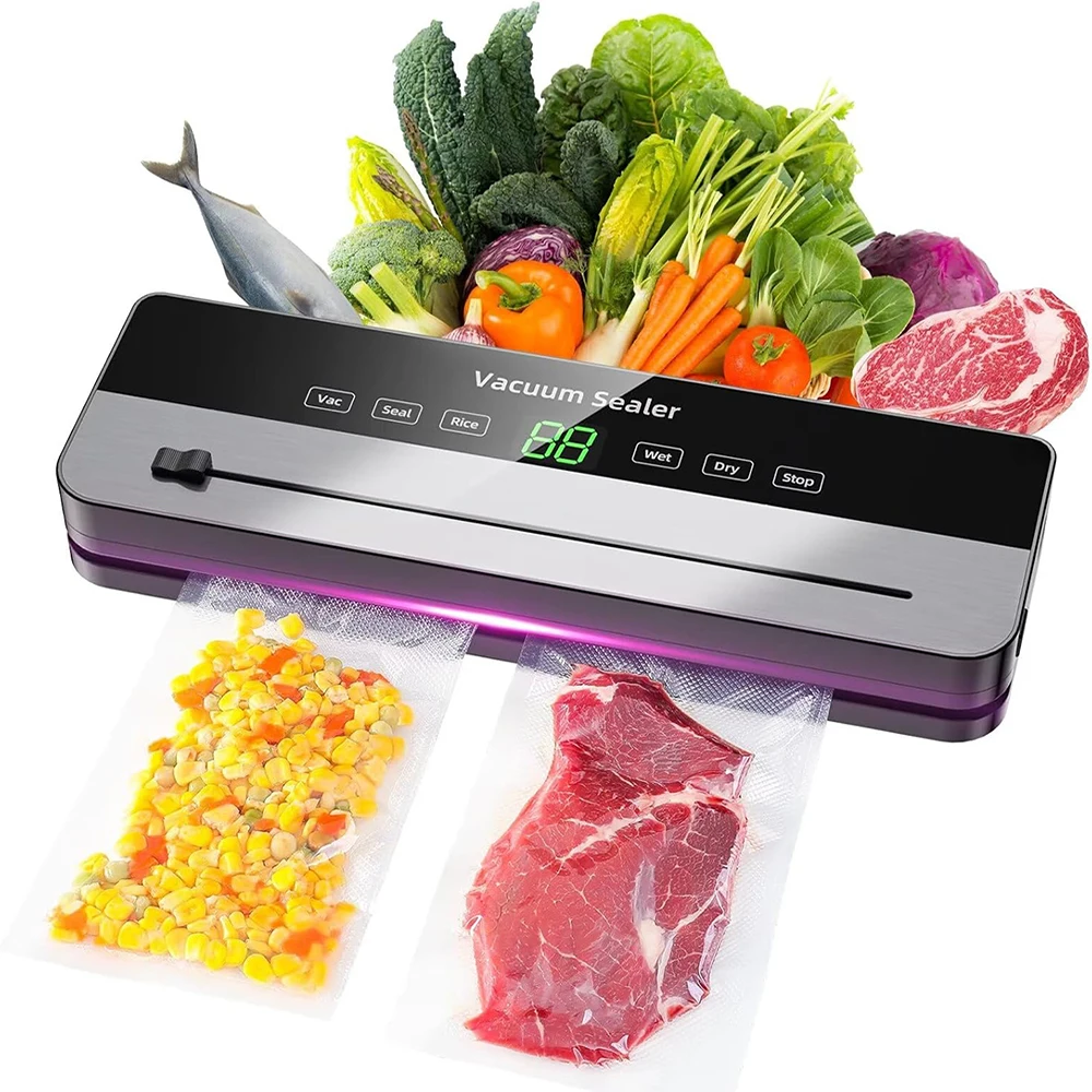 2024 Home Automated Vacuum Sealer Food Vacuum Sealer Machine for Kitchen