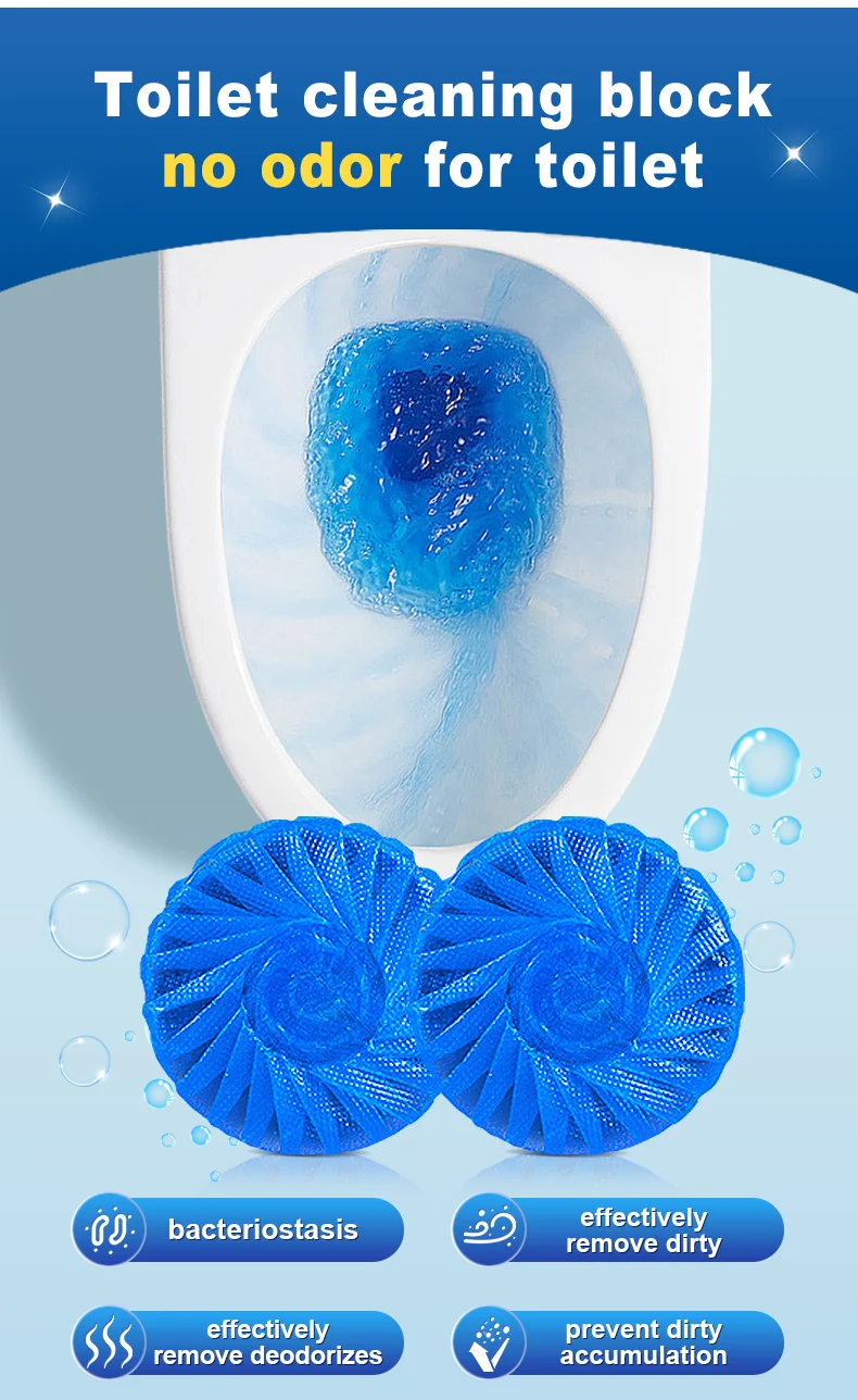 Natural Toilet Bowl Tank Sanitizer Tablets Compressed Bowl Fresh Toilet