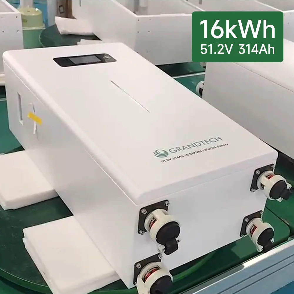 Floor Standing OEM ODM 16kWh 10KWH LiFePO4 Battery Manufacturer 51.2V 314Ah Solar Energy Storage Battery Home ESS with Smart BMS