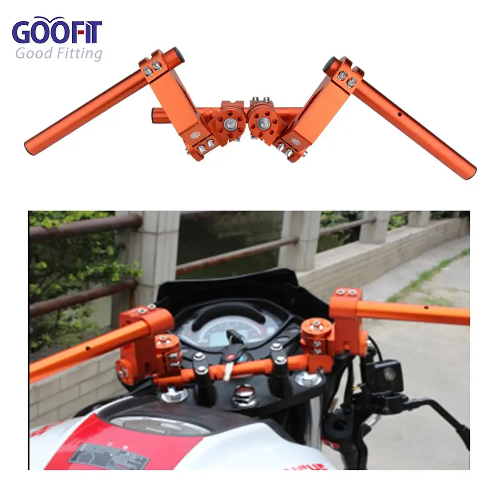 GOOFIT Steering Handle Bar Handlebar Grip Replacement for BWS125 Ruckus Zoomer NSP50 Motorcycle