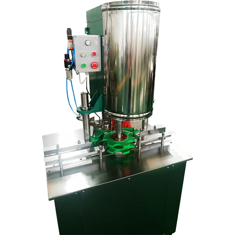 Small Scale Separated Type Automatic 12 Heads Can Filling Sealing Machine for Juice Coffee