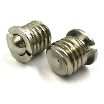 Aluminum parts custom high precision CNC machining Threaded Flange Ball Plungers