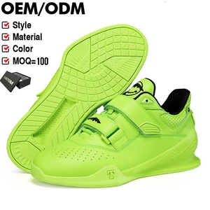 Men's Winter Weightlifting Powerlifting Squat Shoes Durable Non-slip Mesh Lining Barefoot Design Wider Toe for Deadlift