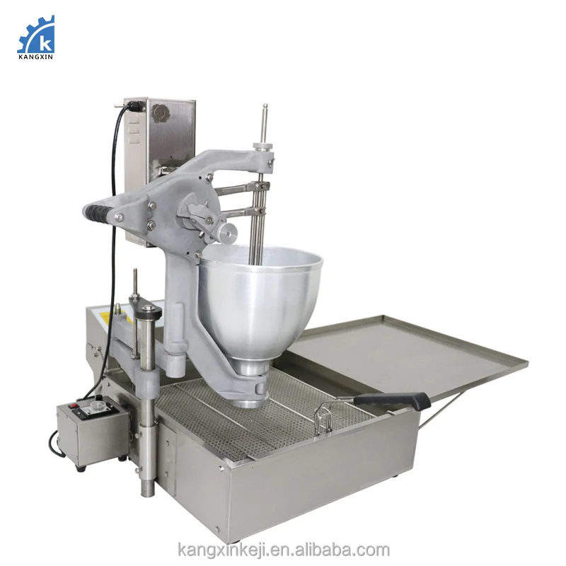 Frying Make Manual Dispenser Gas Lp Electric Commercial Hand Held Mini Doughnut Donut Maker Sweet Doughnut Ball Making Machine - Image 2